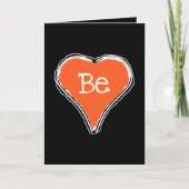 赤いハートv2で私エレガントのバレンタインデー シーズンカード (正面)