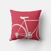 赤いバイクの装飾用クッション クッション (裏面)