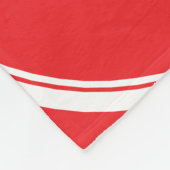 赤いバイク フリースブランケット (角)