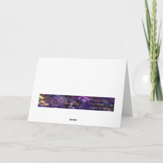 赤いバウブルと地球のクリスマス平和 シーズンカード (裏面)