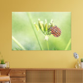 赤いバグ – 1つ以上のボトルが傷つかない キャンバスプリント (インサイチュ (リビング))