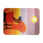 赤いバケツ2002 マグネット (横)