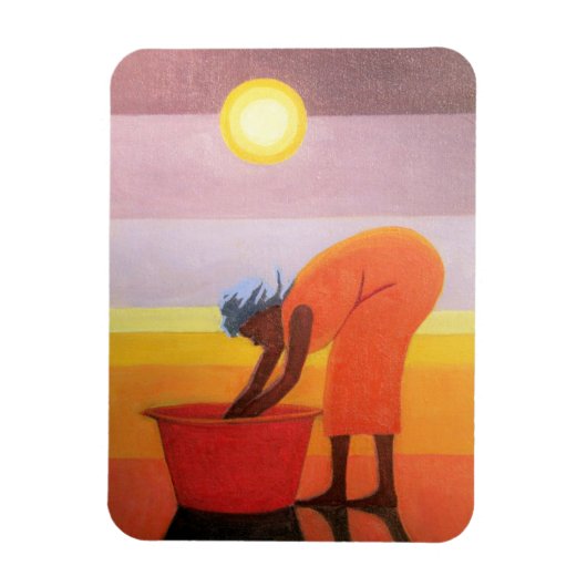 赤いバケツ2002 マグネット (縦)