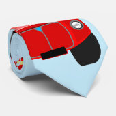 赤いバス ネクタイ (ロール)