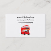 赤いバス 名刺 (裏面)