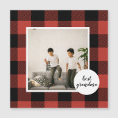 赤いバッファローのプライ最高のドおばあちゃんのプレゼント写真と (正面)