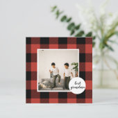 赤いバッファローのプライ最高のドおばあちゃんのプレゼント写真と (スタンド正面)