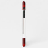 赤いバッファロープライド&メリーウォーフマスと犬の写真 iPhoneケース (左側)