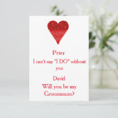 赤いバブルハートは俺のグロムスマンか？ 招待状 (スタンド正面)