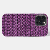 赤いバブルラップ iPhoneケース (裏面横)