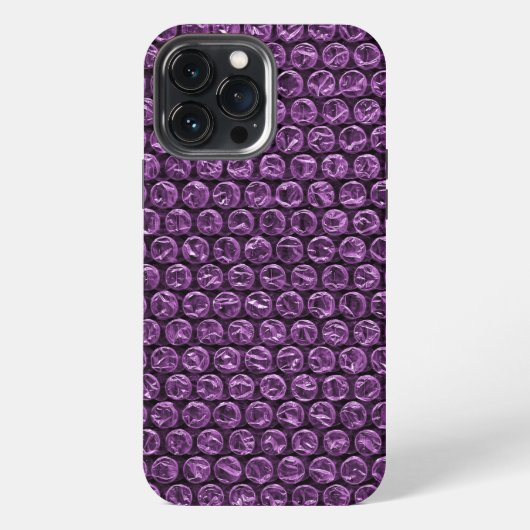 赤いバブルラップ iPhoneケース (裏面)
