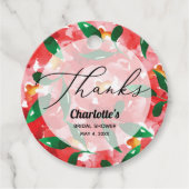 赤いバラありがとう フェイバータグ (正面)