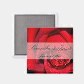 『赤いバラがパーソナル・クロ結婚ーズ』 マグネット (正面/裏面)