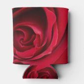 赤いバラが缶クーラーの上に 缶クーラー (裏面)