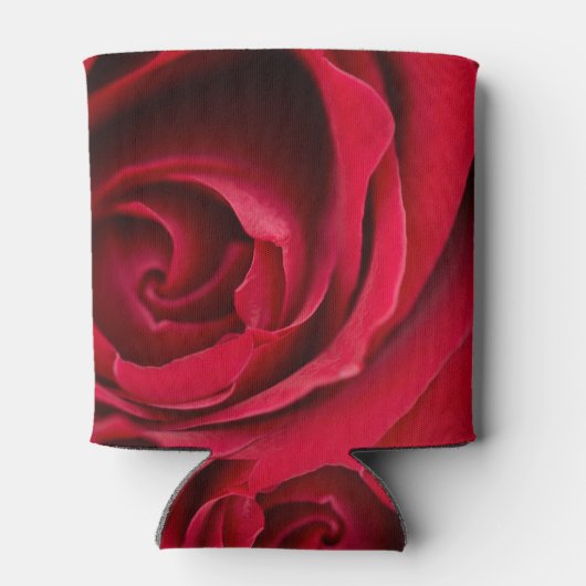 赤いバラが缶クーラーの上に 缶クーラー (裏面)