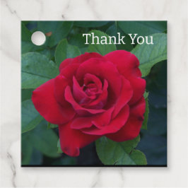 赤いバラが近く フェイバータグ