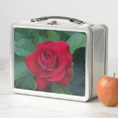 赤いバラが近く メタルランチボックス (インサイチュ)