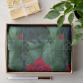 赤いバラが近く 薄葉紙 (ギフト)