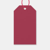 赤いバラが黒い。 ギフトタグ (裏面)