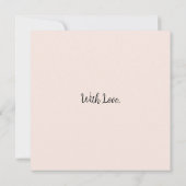 赤いバラとバレンタインハートパターンロマンチック (裏面)