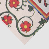 赤いバラと中世のミニチュアを持つ青の騎士 薄葉紙 (詳細)