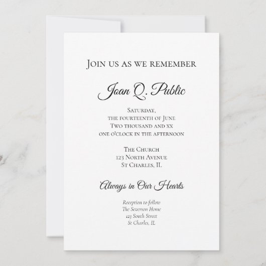 赤いバラと真珠の人生のお祝い 招待状 (裏面)