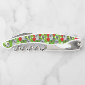 赤いバラにフクロウ ソムリエナイフ (裏面)