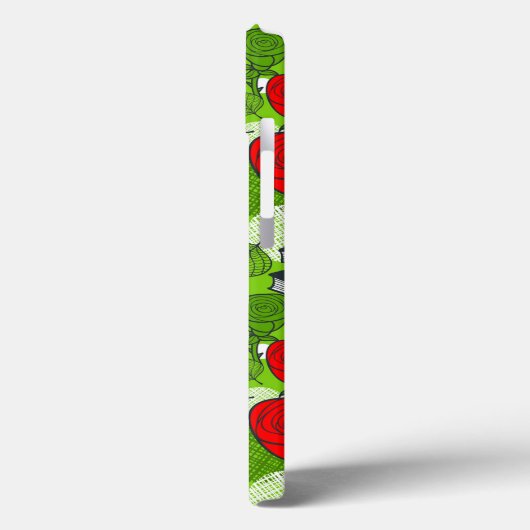 赤いバラにフクロウ Case-Mate iPhoneケース (裏面 / 左)