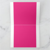 赤いバラに囲まれた鮮やか花びら カード (内部)