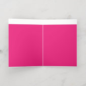 赤いバラに囲まれた鮮やか花びら 箔グリーティングカード (内側レイダウン)