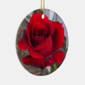 赤いバラのオーナメントを選抜して下さい セラミックオーナメント (右)