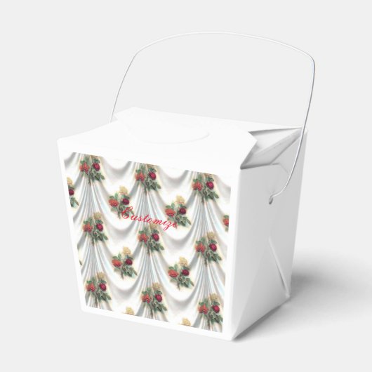 赤いバラのカーテン サンダーコーブ フェイバーボックス (正面サイド)