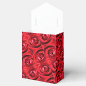 赤いバラのギフトボックス フェイバーボックス (オープン)