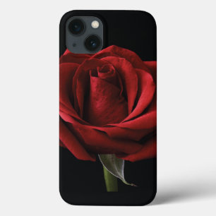 赤いバラのクッションカバー iPhone 13ケース