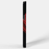 赤いバラのクッションカバー iPhoneケース (右側面)