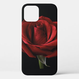 赤いバラのクッション iPhone 12 PROケース