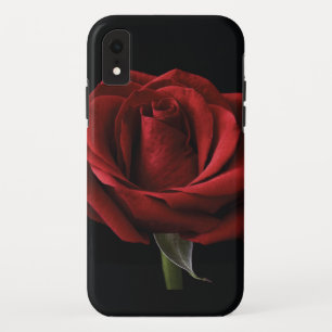 赤いバラのクッション iPhone XRケース