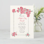 赤いバラのクラスターの招待状 招待状 (スタンド正面)