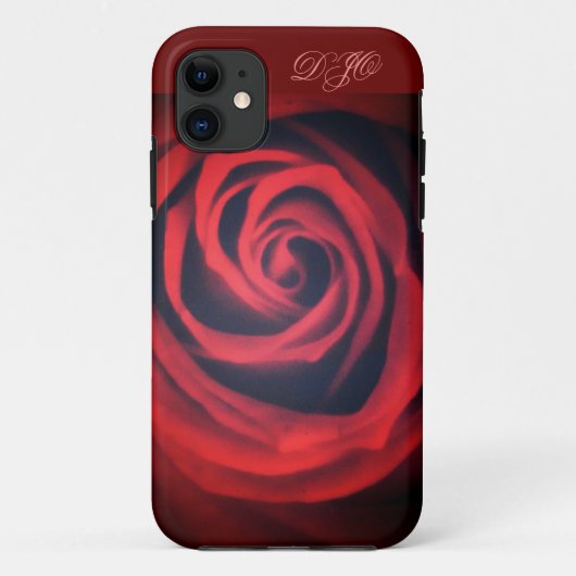 赤いバラのクローズアップ Case-Mate iPhoneケース (裏面)