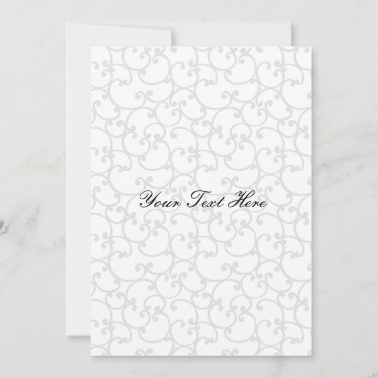 赤いバラのダマスクサンキューカード サンキューカード (裏面)