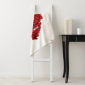 赤いバラのハート愛あなたを母の日 シェルパブランケット (インサイチュ)