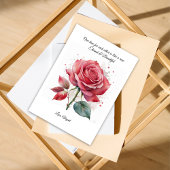 赤いバラのバレンタインデーのカード シーズンカード