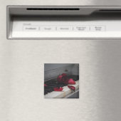 赤いバラのピアノ鍵 マグネット (インサイチュ (食洗機))