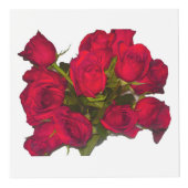 赤いバラのフォトキューブ フォトキューブ (正面)