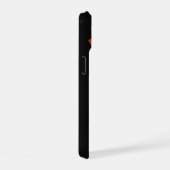 赤いバラのフラワーケース iPhone 15ケース (右側面)