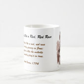 赤いバラのマグカップのように、ラビー・バーンズ コーヒーマグカップ (中央)