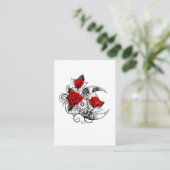 赤いバラのメカニカルクレセント アドバイスカード (スタンド正面)