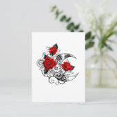 赤いバラのメカニカルクレセント シーズンポストカード (スタンド正面)