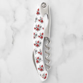 赤いバラのメカニカルクレセント ソムリエナイフ (裏面)