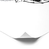 赤いバラのメカニカルクレセント フォトプリント            (角)